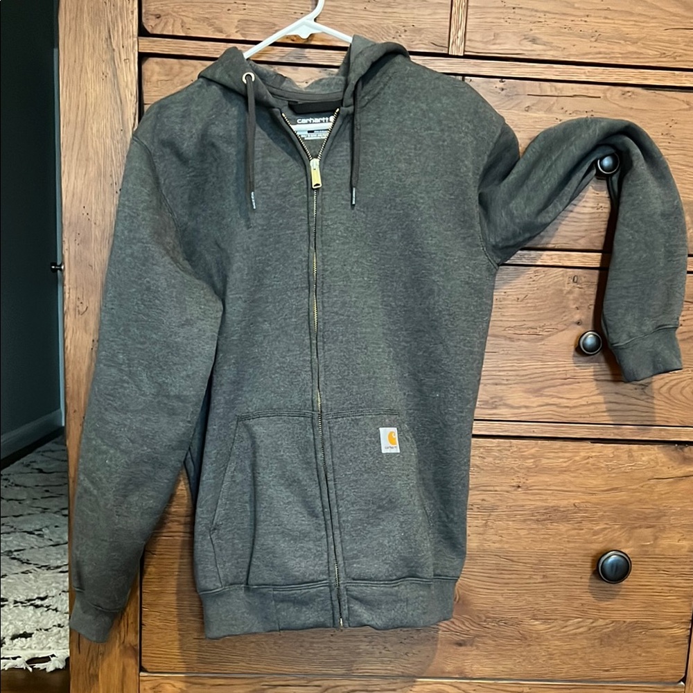 Carhartt Charcoal Full-Zip Hoodie